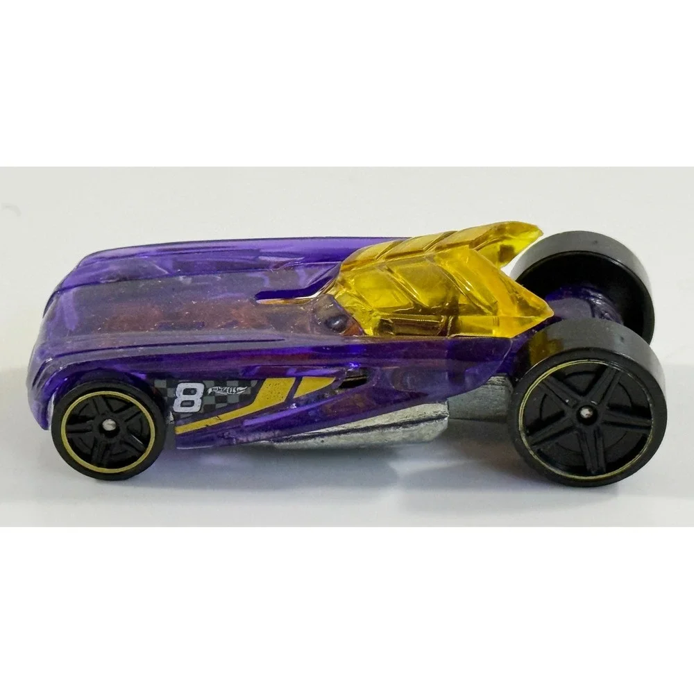 Hot Wheels Pharodox Toy Car Kids 1:64 Purple Translucent Yellow Canopy #8